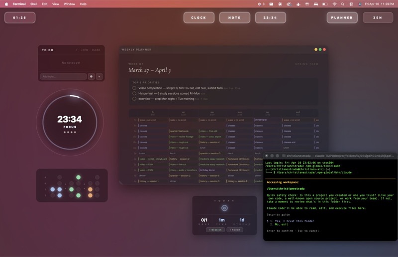 My desktop