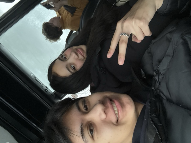 My sister and I